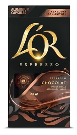 Kafijas kapsulas L'OR FLACO CHOCOLAT 10x5,2g (Nespresso)